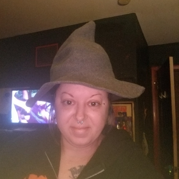 SOLD SOLD SOLD SOLD Grey Witches Hat - Picture 3 of 3